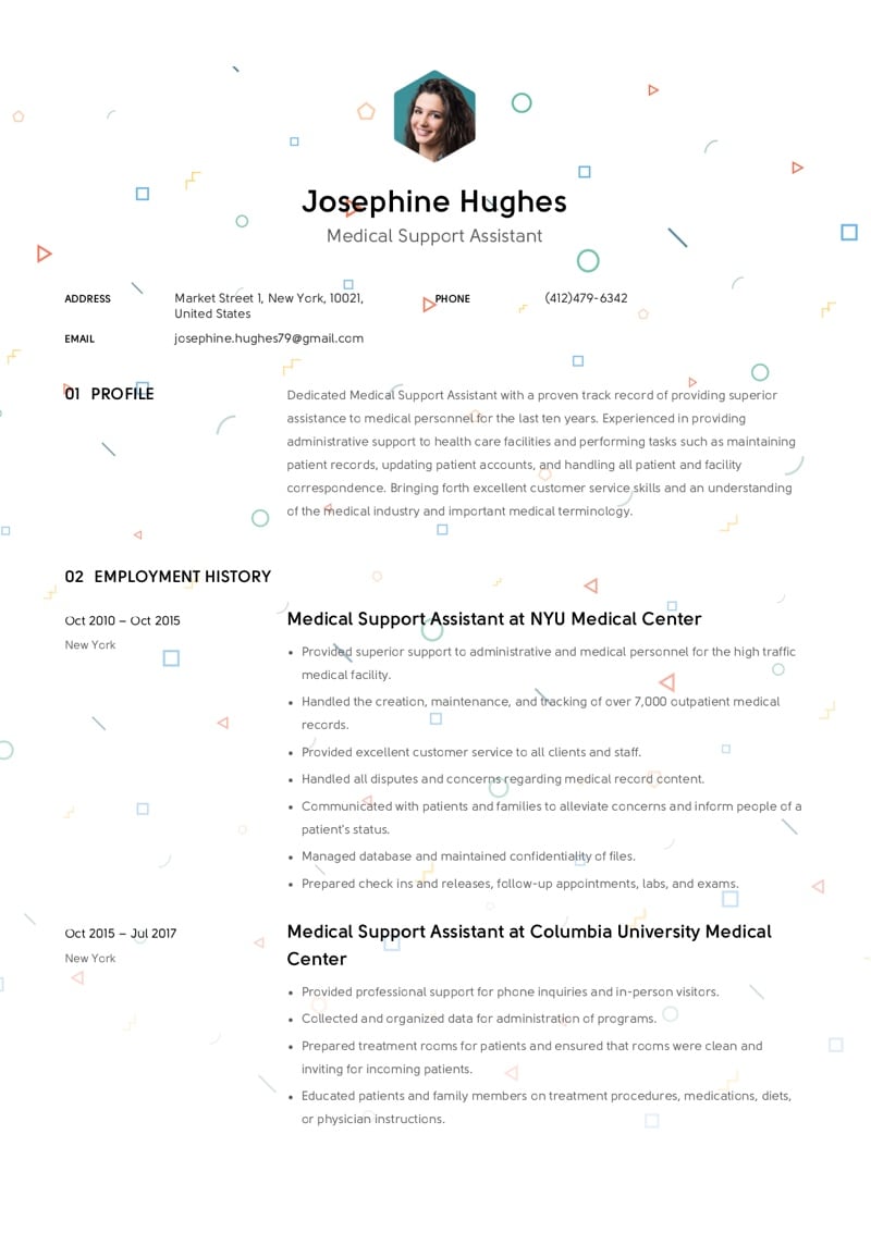 Vancouver resume template
